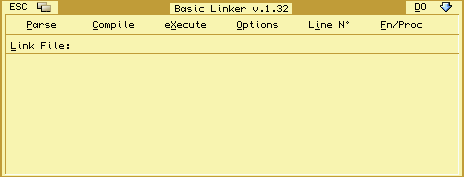 Screenshot of Basic Linker